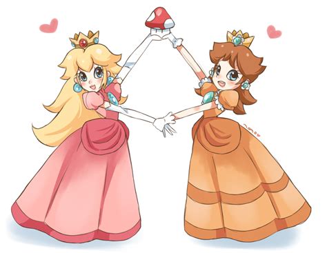 princess peach and daisy|Princess Peach/Relationships 